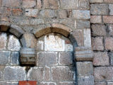 Olbia, Basilica minore di San Simplicio, facciata, particolare