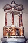 High altar in its former placing