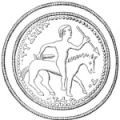 Disegno della Placca d'oro di Hove (Norvegia)