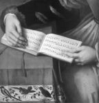 Ritratto di donna con libro di musica
