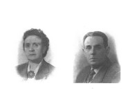 I genitori della piccola Rosalia Lombardo: Maria di Cara e il Generale Mario Lombardo
