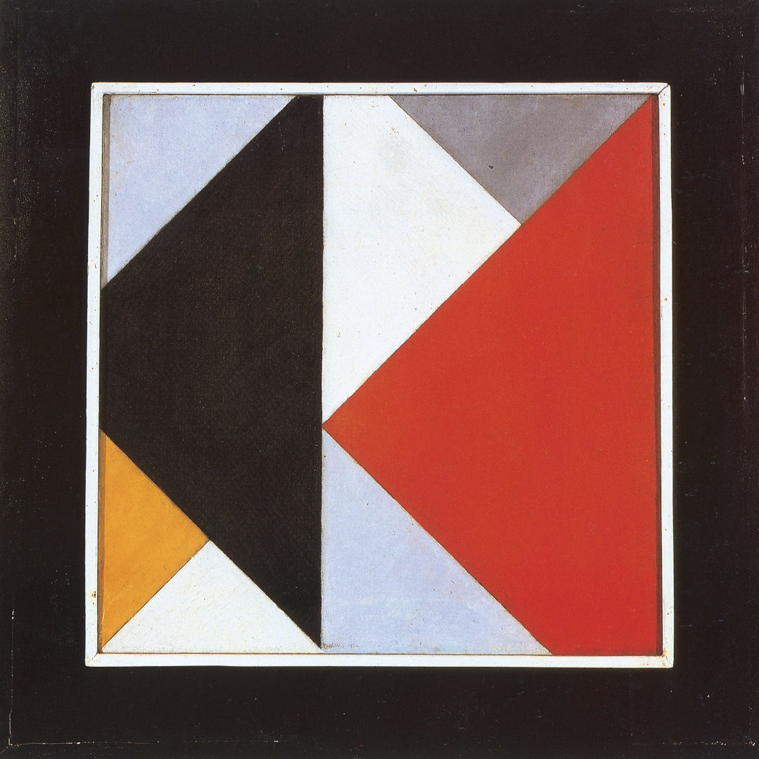 Fig. 2 - Théo Van Doesburg, Contro-composizione XIII, 1925-26. Olio su tela, 50 x 50 cm. Venezia, Collezione Peggy Guggenheim