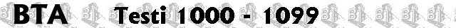 TESTI 900-999
